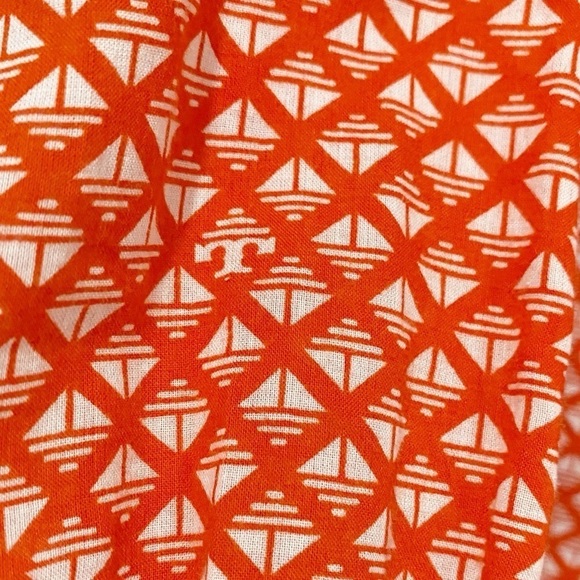 TORY BURCH Brigitte Tab-Sleeve Printed Blouse Work Office Casual Size 2 - Picture 8 of 12